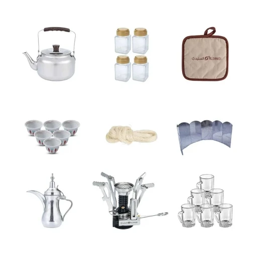 Al-Summan, Khaki 13-Piece Tea & Coffee Bag Durable, Elegant & Perfect for Travel - Atad - Image 10