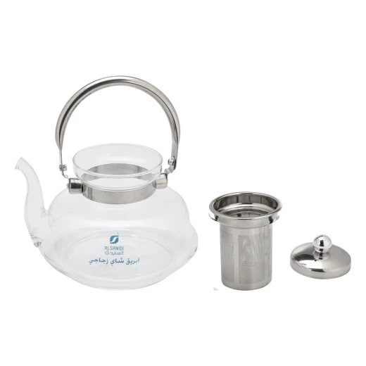 Glass Teapot with Stainless Steel Infuser, 1.4L , Heat-Resistant, Easy to Clean, Ideal for Daily Use and Travel - Atad - Image 3
