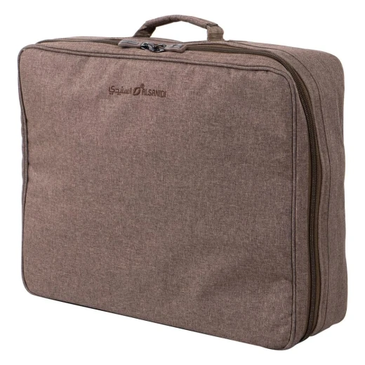 Al-Summan Tea & Coffee, Dark Brown, Bag 31L – Moisture-Resistant, Easy to Organize & Carry (Burgundy) - Atad - Image 2