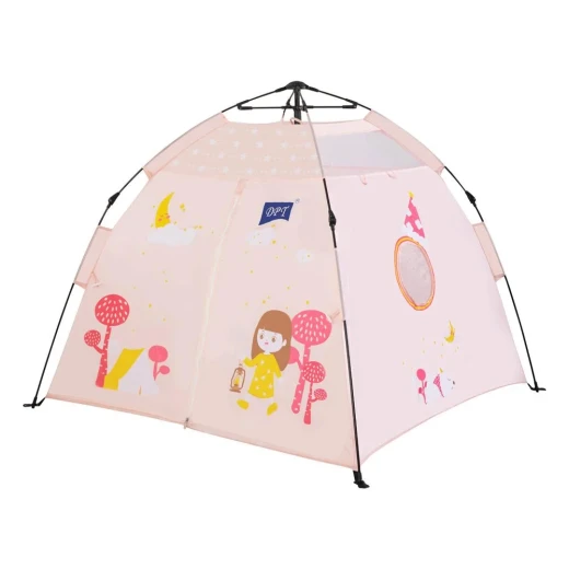 DPT Foldable Kids Tent 1.2×1.2×1.08 m – Pink, Breathable & Child-Friendly DPT Foldable Kids Tent 1.2×1.2×1.08 m – Pink, Breathable & Child-Friendly