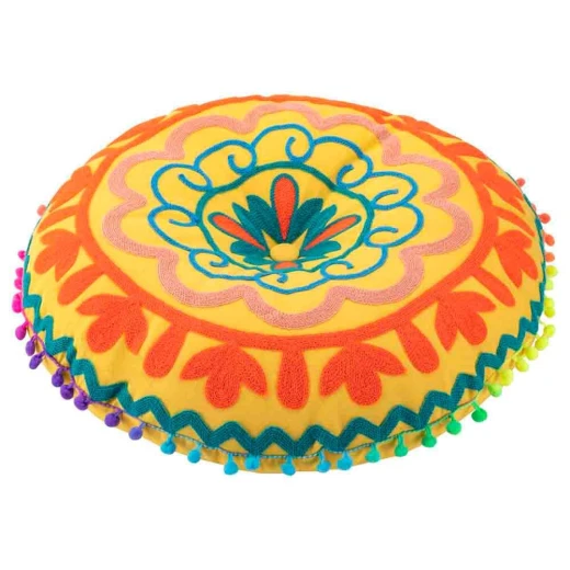 Canvas Floor Cushion 45×45×12 cm – Lightweight, Comfortable & Traditionally Styled Canvas Floor Cushion 45×45×12 cm – Lightweight, Comfortable & Traditionally Styled
