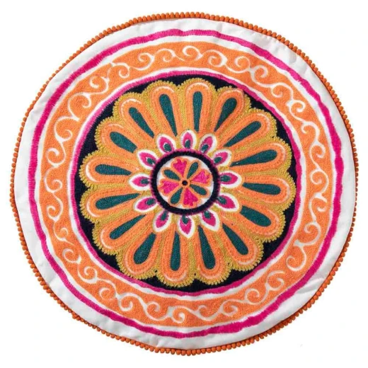 Canvas Floor Cushion 45×45×10 cm – Traditional, Lightweight & Comfortable - Atad - Image 2