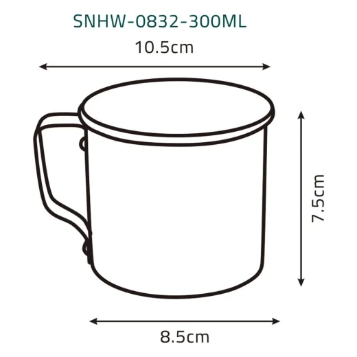 Atad Aluminum Liquid Cup 300ml – Practical, Lightweight, Ideal for Outdoor Use - Atad - Image 6
