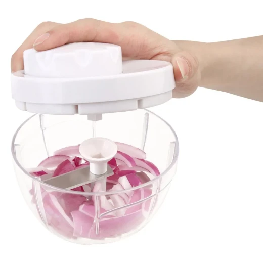 Manual Plastic Onion & Garlic Chopper – Quick & Easy Chopping Anywhere - Atad - Image 3