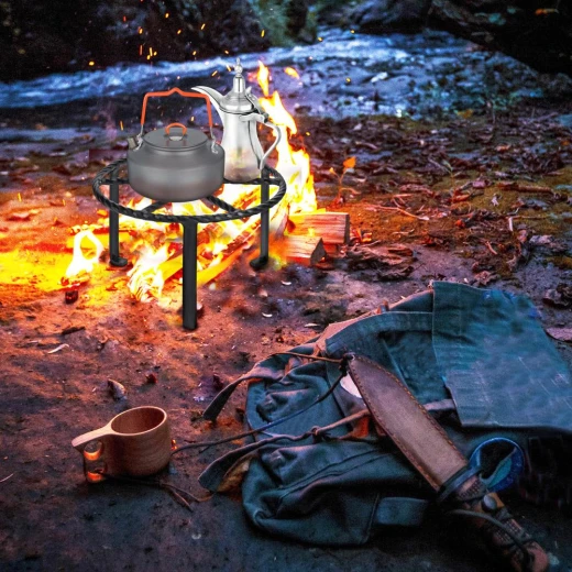 Atad Round Campfire Stand 30 cm – Durable, Compact, Easy to Carry & Store - Atad - Image 2