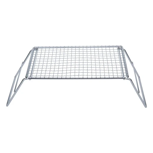 مركاب نار قابل للطي 14×18×32 سم – سهل النقل والتخزين، متين ومقاوم للصدأ، يوفر استقرار أثناء الاستخدام من عتاد - عتاد - Image 3
