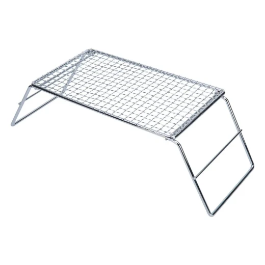 مركاب نار قابل للطي 14×18×32 سم – سهل النقل والتخزين، متين ومقاوم للصدأ، يوفر استقرار أثناء الاستخدام من عتاد - عتاد - Image 4