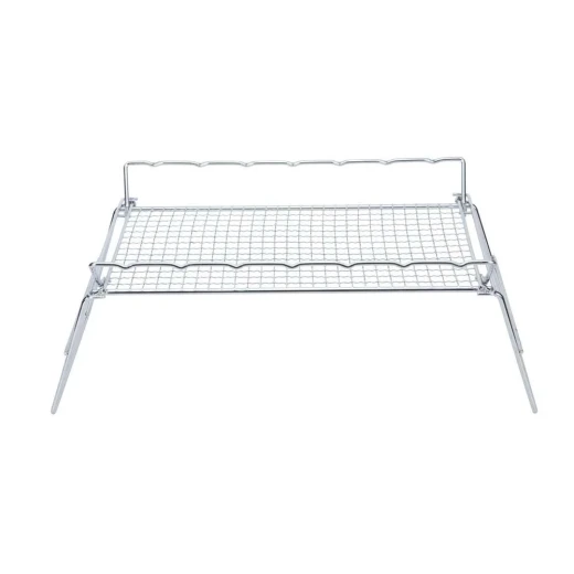 مركاب نار قابل للطي 15.5×20×41 سم – سهل الحمل والتخزين، متين ومقاوم للصدأ، آمن للاستخدام الخارجي من عتاد - عتاد - Image 4