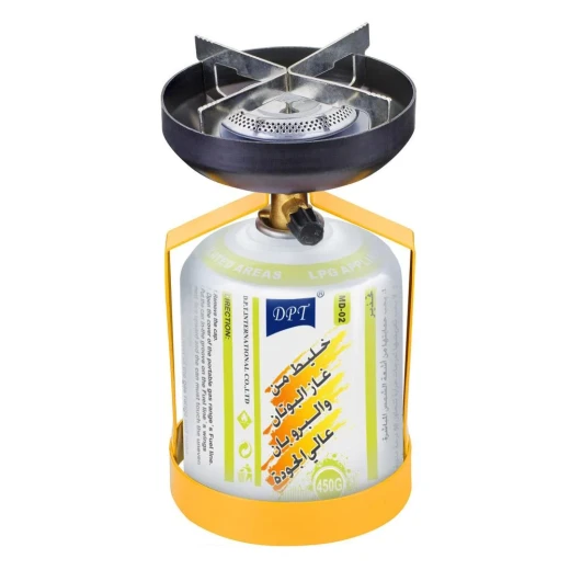 PKL Indian Gas Stove 1.4 kW, Yellow – Powerful & Fast Performance – Portable, Easy to Use, Outdoor Safe - Pkl - Image 2