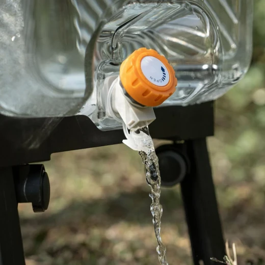 جركل ماء بلاستيك مع بزبوز 20 لتر – متين، سهل الاستخدام، مع ارجل قابلة للطي لتوفير المساحة من دي بي تي - دي بي تي - Image 6