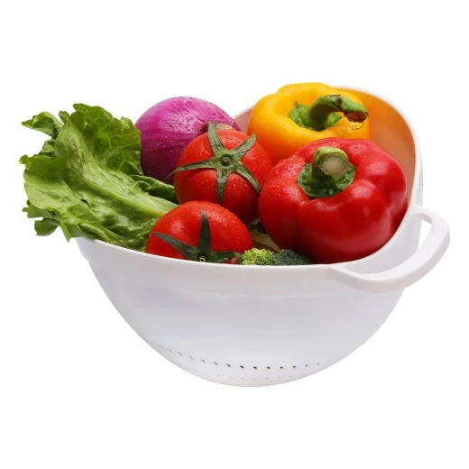 22cm Plastic Rice & Vegetable Strainer – Precise Filtering, Hygienic & Easy to Clean - Atad - Image 2