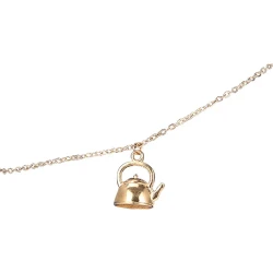 Atad Golden Teapot Pendant 28cm – Elegant, Durable & Easy to Attach