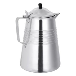 Atad Arabic Coffee Pot 4.2L – Lightweight Aluminum, Traditional Design for Outdoor Use