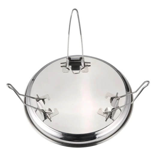 Atad Heavy-Duty Stainless Steel Round Tray with Foldable Legs – 35 cm – Durable, Stable & Easy to Clean - Atad - Image 6