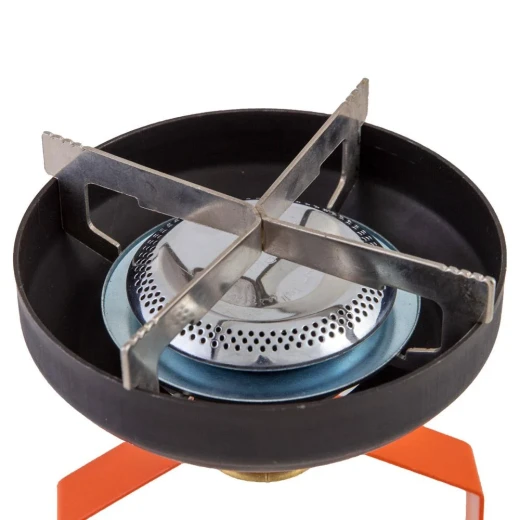 PKL Indian Gas Stove 1.4 kW, Orange, Powerful & Fast Performance – Portable, Easy to Use, Outdoor Safe - Pkl - Image 4