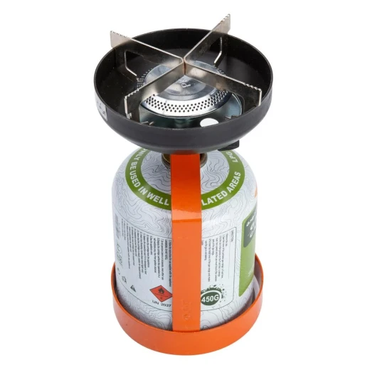 PKL Indian Gas Stove 1.4 kW, Orange, Powerful & Fast Performance – Portable, Easy to Use, Outdoor Safe - Pkl - Image 3