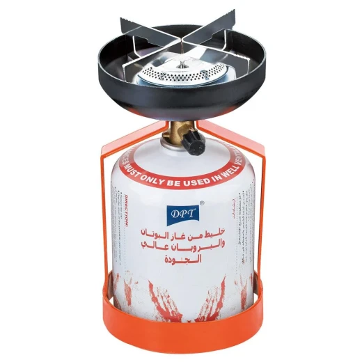 PKL Indian Gas Stove 1.4 kW, Orange, Powerful & Fast Performance – Portable, Easy to Use, Outdoor Safe - Pkl - Image 2