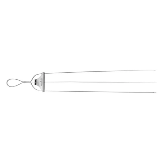Triple Stainless Steel Skewers 50×9×2 cm – Durable, Easy to Clean, and Even Heat Distribution - Atad - Image 4