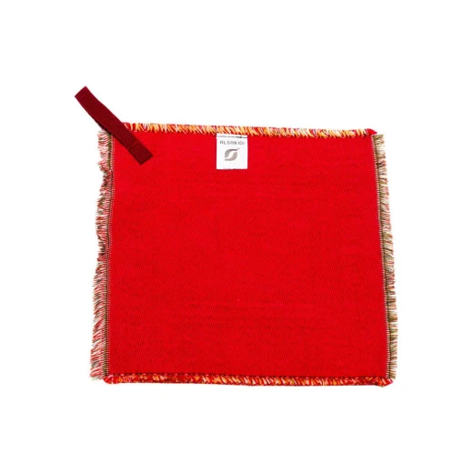 Traditional Cotton Pot Holder 17 cm – Red – Heat Resistant, Heavy Chanel Fabric, Saudi Heritage Design - Atad - Image 3