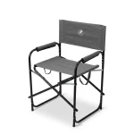Atad Executive Folding Chair, Grey – Lightweight, Durable & Easy to Carry for Outdoor Activities - Atad
