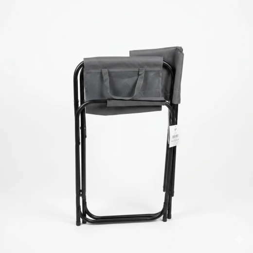 Atad Executive Folding Chair, Grey – Lightweight, Durable & Easy to Carry for Outdoor Activities - Atad - Image 3