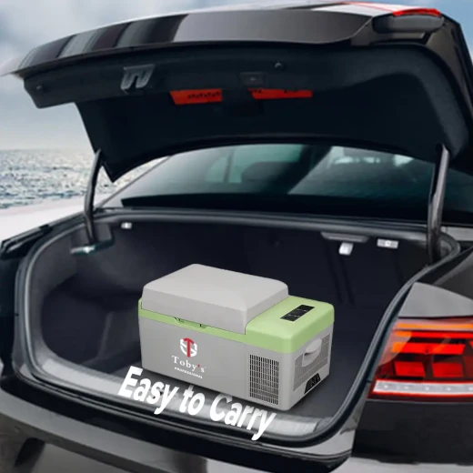 TOBY'S 15 Liter Portable Mini Car Freezer & Refrigerator – 21 Quart 12V/24V DC Fast Cooling Electric Cooler for Outdoor Camping, RV & Trucks - Tobys - Image 2