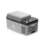TOBY'S TR-20 Rechargeable 20L Portable Car Fridge & Freezer - 60W Compressor, Smart App Control, 15600mAh Built-in Battery & Solar Compatible for Outdoor Camping - Atad