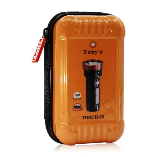 Toby’s Rechargeable LED Flashlight – 2500M Long Range, 2000 Lumens, Durable Aluminum Body with Carry Case - Tobys - Image 8