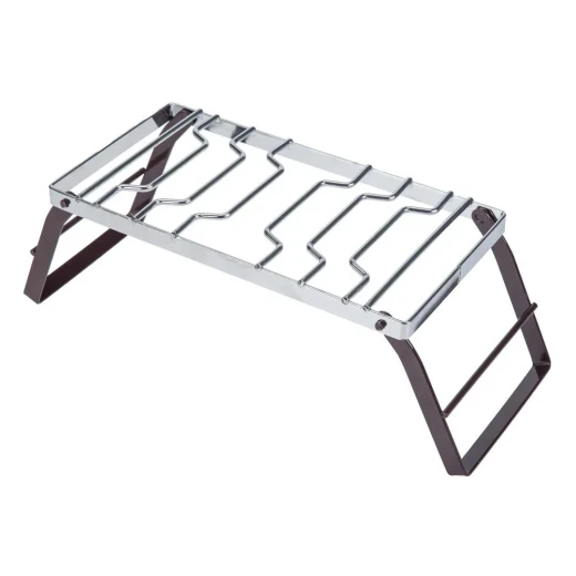 مركاب نار البر قابل للطي 20×30 سم سيخ ثقيل لتنظيم النار والشواء في الرحلات من عتاد - عتاد - Image 4