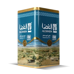 شاي الغضا الذهبي 250 غرام علبة معدنية – نكهة سيلانية فاخرة مثالية للبر والرحلات من شاي الغضا