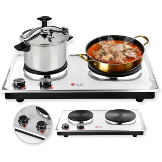 Atad Stone Electric Stove 2500W with Dual Burners – Fast Heating and Practical Daily Use - Atad - Image 4