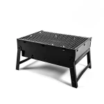 Atad Large Foldable Ground Grill – Heat-Resistant & Portable BBQ Charcoal Grill - Atad