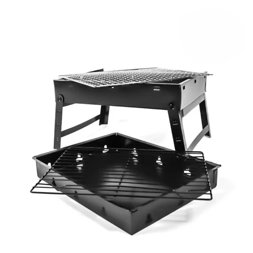 Atad Large Foldable Ground Grill – Heat-Resistant & Portable BBQ Charcoal Grill - Atad - Image 3