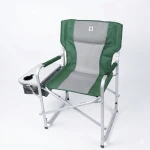 Atad Premium Executive Aluminum Folding Chair with Side Table & Storage Organizer - Lightweight, Durable & Supports 135+ kg - Atad