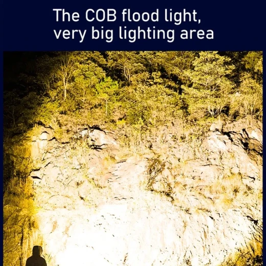 TOBY’S CPL-T43 360° Dual-Source Rechargeable Work Light – 1800 Lumens LED Flood & Spot Lamp, Adjustable Color Temperature (2700K–8000K), Magnetic Base, Stepless Dimming & 5000mAh Battery - Tobys - Image 4