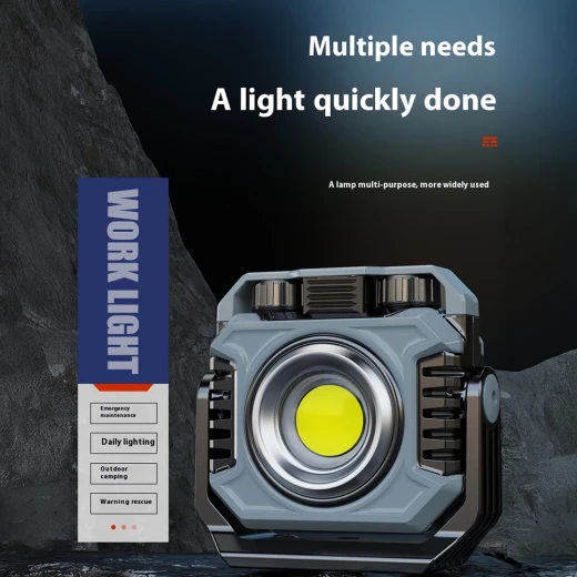 TOBY’S CPL-T43 360° Dual-Source Rechargeable Work Light – 1800 Lumens LED Flood & Spot Lamp, Adjustable Color Temperature (2700K–8000K), Magnetic Base, Stepless Dimming & 5000mAh Battery - Tobys - Image 8