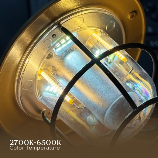 TOBY’S CPL-T37 PRO Rechargeable Camping Lantern – Waterproof Retro LED Light, 5 Lighting Modes, 1200mAh Battery & USB Type-C Charging - Tobys - Image 9