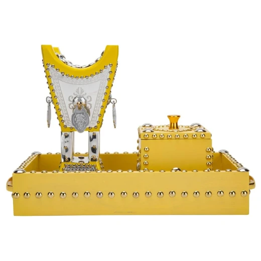 Atad Incense Burner & Bakhoor Box Set with Wooden Tray – Elegant Traditional Design - Atad - Image 6