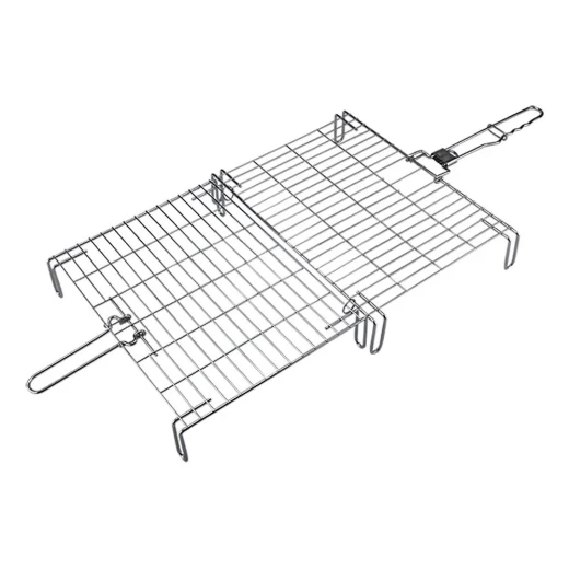 Atad Stainless Steel BBQ Grill Mesh 30×30 cm – Durable Single-Grid Design for Meat, Chicken & Vegetables - Atad - Image 2