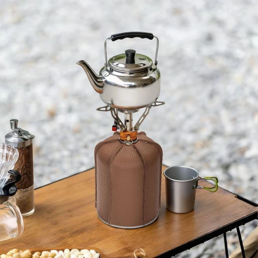 Atad Leather Gas Canister Cover – Durable Outdoor Protection with Elegant Design - Atad - Image 5