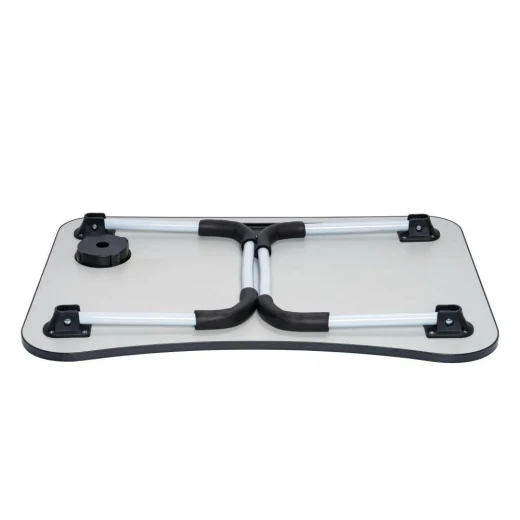 Atad Foldable Wooden Portable Table 40×60 cm – Grey – Weather-Resistant & Easy to Carry - Atad - Image 3