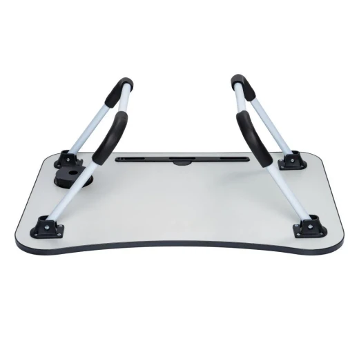 Atad Foldable Wooden Portable Table 40×60 cm – Grey – Weather-Resistant & Easy to Carry - Atad - Image 4