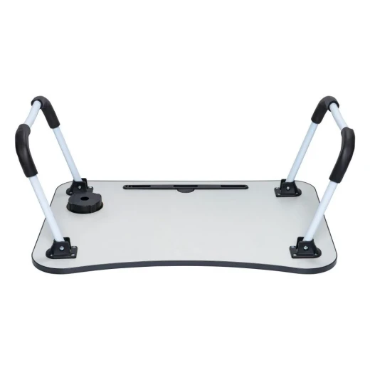 Atad Foldable Wooden Portable Table 40×60 cm – Grey – Weather-Resistant & Easy to Carry - Atad - Image 5