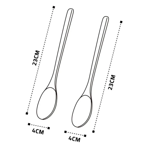 Atad Natural Wooden Measuring Spoon Set 23×4 cm – Eco-Friendly, Lightweight & Durable for Daily Use and Travel - Atad - Image 5