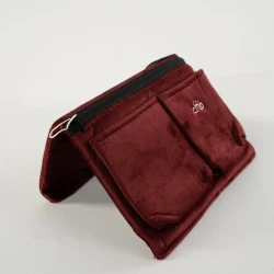 Atad Red Velvet Car Armrest – Comfortable Support for Driving & Outdoor Trips