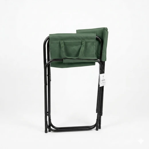 Atad Executive Folding Chair, Green – Lightweight, Durable & Easy to Carry for Outdoor Activities - Atad - Image 2