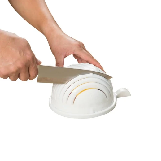 Atad Smart Cutting Bowl 22.5 cm – Fast & Safe Vegetable and Fruit Cutter - Atad - Image 2