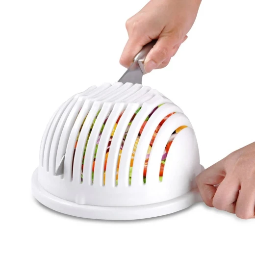 Atad Smart Cutting Bowl 22.5 cm – Fast & Safe Vegetable and Fruit Cutter - Atad - Image 5