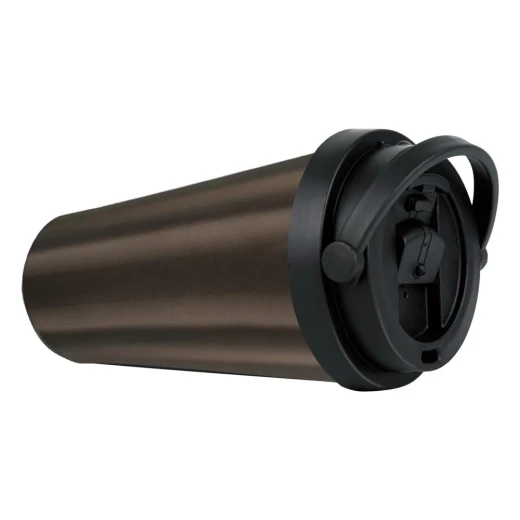 Atad High-Quality Stainless Steel Tea & Coffee Mug 400ml, Brown – Spill-Proof & Portable - Atad - Image 2