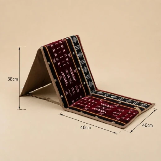 Atad ROVA Single Velvet Chair 40×40×38 cm – 120 kg Capacity Elegant Comfortable Design for Indoor & Outdoor Use - Atad - Image 5